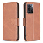 Custodia per telefono in pelle con trama in pelle di agnello, For Motorola Moto G42 4G, For Motorola Moto G62, For Nothing Phone 1, For OPPO A57 4G