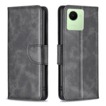 Custodia per telefono in pelle con trama in pelle di agnello, For Realme C30