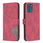 Custodia per telefono in pelle con struttura a rombo con fibbia magnetica, For Motorola Moto G42 4G, For Motorola Moto G62, For Nothing Phone 1, For OPPO A57 4G