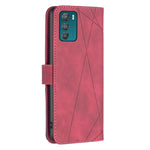 Custodia per telefono in pelle con struttura a rombo con fibbia magnetica, For Motorola Moto G42 4G, For Motorola Moto G62, For Nothing Phone 1, For OPPO A57 4G