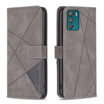 Custodia per telefono in pelle con struttura a rombo con fibbia magnetica, For Motorola Moto G42 4G, For Motorola Moto G62, For Nothing Phone 1, For OPPO A57 4G
