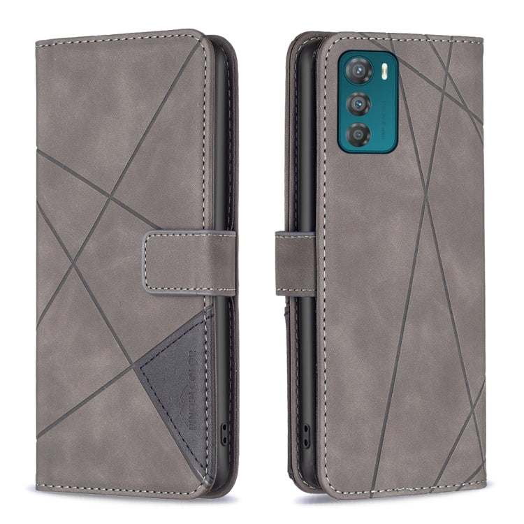Custodia per telefono in pelle con struttura a rombo con fibbia magnetica, For Motorola Moto G42 4G, For Motorola Moto G62, For Nothing Phone 1, For OPPO A57 4G
