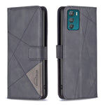 Custodia per telefono in pelle con struttura a rombo con fibbia magnetica, For Motorola Moto G42 4G, For Motorola Moto G62, For Nothing Phone 1, For OPPO A57 4G