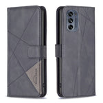 Custodia per telefono in pelle con struttura a rombo con fibbia magnetica, For Motorola Moto G42 4G, For Motorola Moto G62, For Nothing Phone 1, For OPPO A57 4G