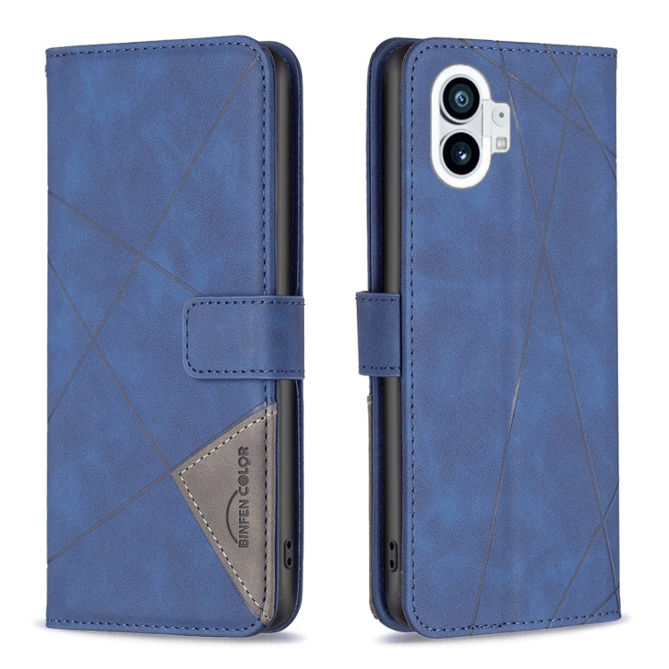 Custodia per telefono in pelle con struttura a rombo con fibbia magnetica, For Motorola Moto G42 4G, For Motorola Moto G62, For Nothing Phone 1, For OPPO A57 4G