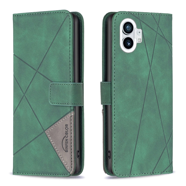 Custodia per telefono in pelle con struttura a rombo con fibbia magnetica, For Motorola Moto G42 4G, For Motorola Moto G62, For Nothing Phone 1, For OPPO A57 4G
