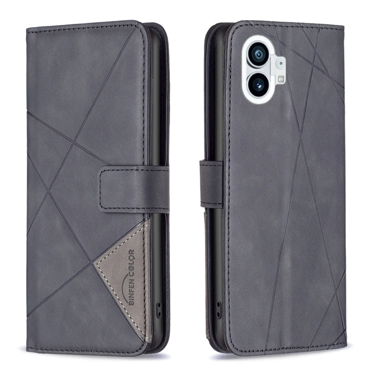 Custodia per telefono in pelle con struttura a rombo con fibbia magnetica, For Motorola Moto G42 4G, For Motorola Moto G62, For Nothing Phone 1, For OPPO A57 4G
