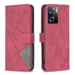 Custodia per telefono in pelle con struttura a rombo con fibbia magnetica, For Motorola Moto G42 4G, For Motorola Moto G62, For Nothing Phone 1, For OPPO A57 4G