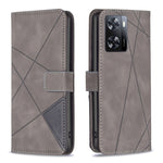 Custodia per telefono in pelle con struttura a rombo con fibbia magnetica, For Motorola Moto G42 4G, For Motorola Moto G62, For Nothing Phone 1, For OPPO A57 4G