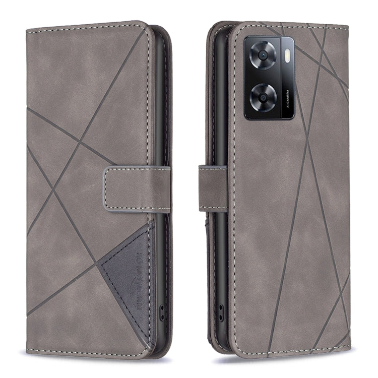 Custodia per telefono in pelle con struttura a rombo con fibbia magnetica, For Motorola Moto G42 4G, For Motorola Moto G62, For Nothing Phone 1, For OPPO A57 4G