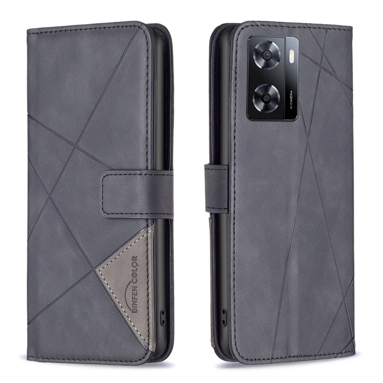 Custodia per telefono in pelle con struttura a rombo con fibbia magnetica, For Motorola Moto G42 4G, For Motorola Moto G62, For Nothing Phone 1, For OPPO A57 4G