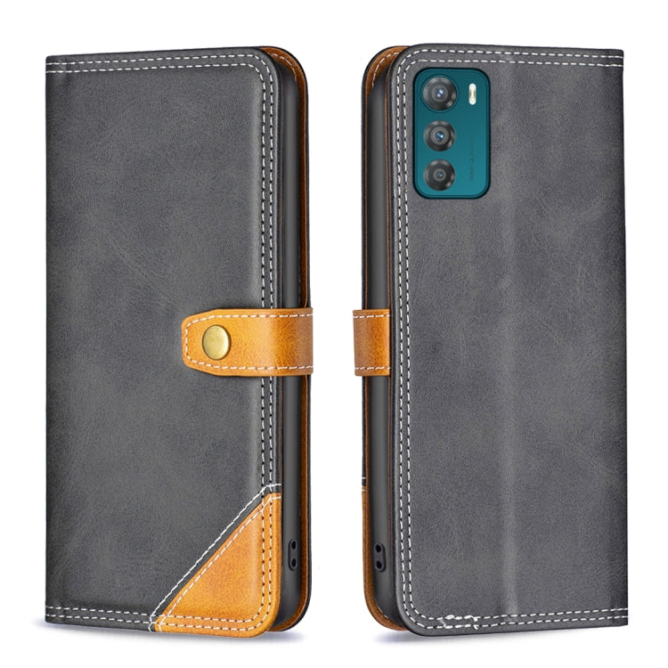 Custodia per telefono in pelle con doppio filo per cucire abbinato, For Motorola Moto G42 4G, For Motorola Moto G62, For Nothing Phone 1, For OPPO A57 4G
