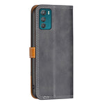 Custodia per telefono in pelle con doppio filo per cucire abbinato, For Motorola Moto G42 4G, For Motorola Moto G62, For Nothing Phone 1, For OPPO A57 4G