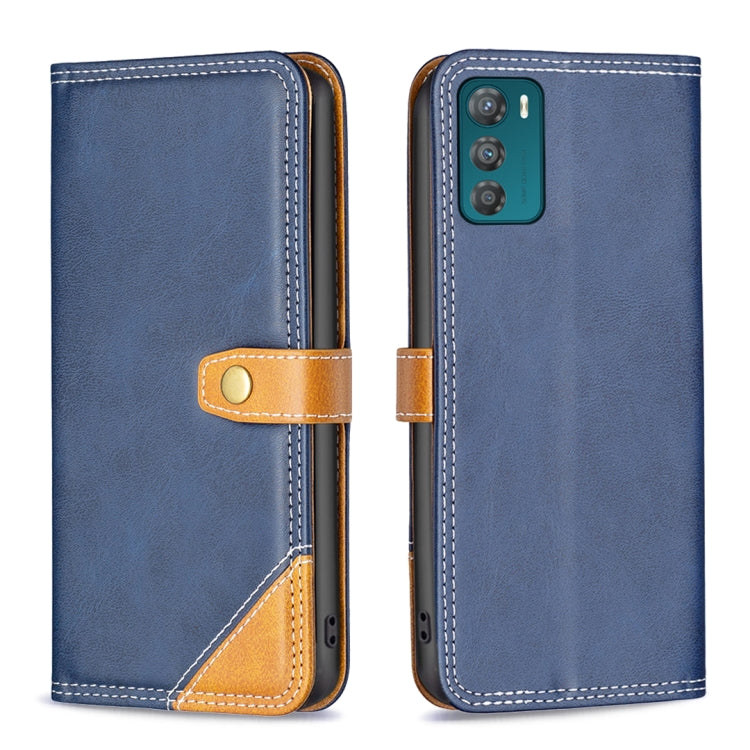 Custodia per telefono in pelle con doppio filo per cucire abbinato, For Motorola Moto G42 4G, For Motorola Moto G62, For Nothing Phone 1, For OPPO A57 4G
