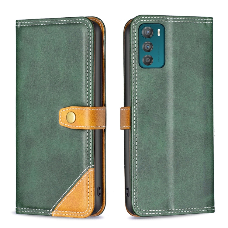 Custodia per telefono in pelle con doppio filo per cucire abbinato, For Motorola Moto G42 4G, For Motorola Moto G62, For Nothing Phone 1, For OPPO A57 4G