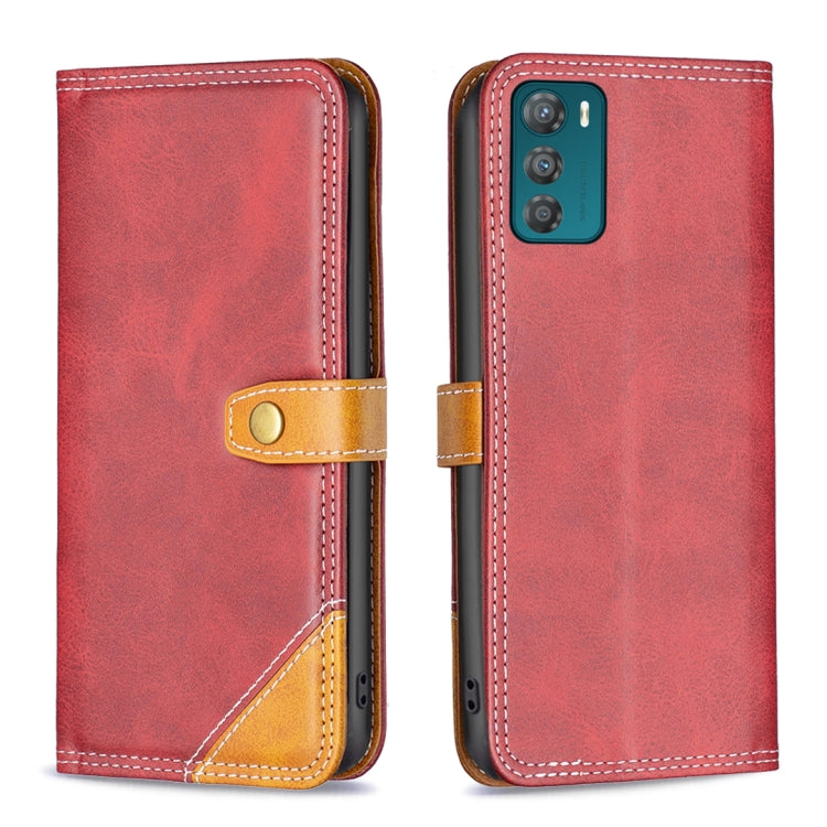 Custodia per telefono in pelle con doppio filo per cucire abbinato, For Motorola Moto G42 4G, For Motorola Moto G62, For Nothing Phone 1, For OPPO A57 4G
