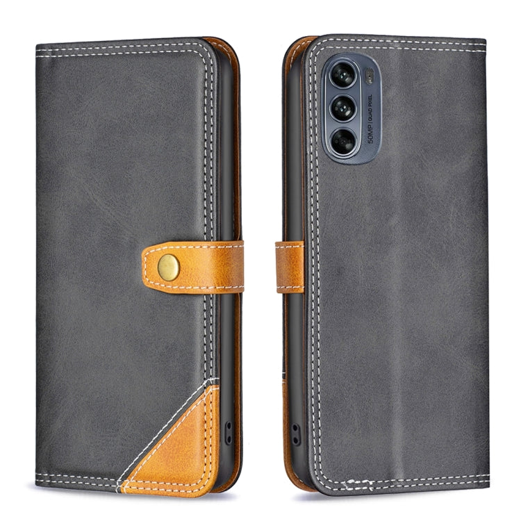 Custodia per telefono in pelle con doppio filo per cucire abbinato, For Motorola Moto G42 4G, For Motorola Moto G62, For Nothing Phone 1, For OPPO A57 4G