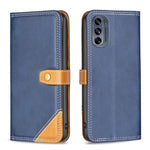 Custodia per telefono in pelle con doppio filo per cucire abbinato, For Motorola Moto G42 4G, For Motorola Moto G62, For Nothing Phone 1, For OPPO A57 4G