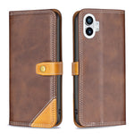 Custodia per telefono in pelle con doppio filo per cucire abbinato, For Motorola Moto G42 4G, For Motorola Moto G62, For Nothing Phone 1, For OPPO A57 4G