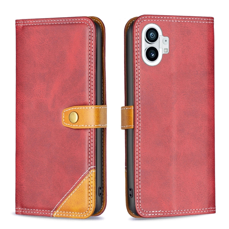 Custodia per telefono in pelle con doppio filo per cucire abbinato, For Motorola Moto G42 4G, For Motorola Moto G62, For Nothing Phone 1, For OPPO A57 4G