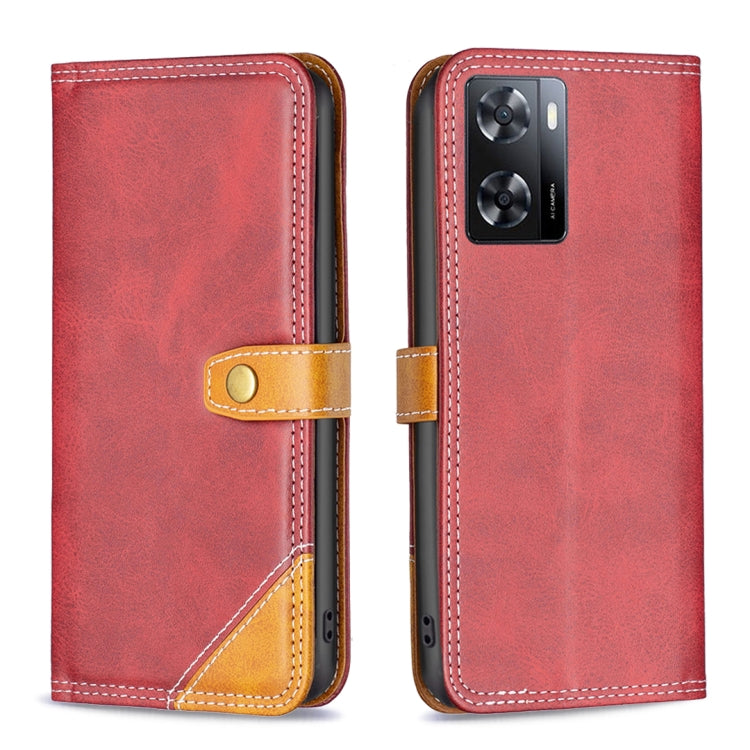 Custodia per telefono in pelle con doppio filo per cucire abbinato, For Motorola Moto G42 4G, For Motorola Moto G62, For Nothing Phone 1, For OPPO A57 4G