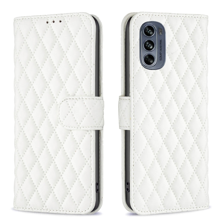 Custodia per telefono a conchiglia in pelle con portafoglio Diamond Lattice, For Motorola Moto G42 4G, For Motorola Moto G62, For Nothing Phone 1, For OPPO A57 4G