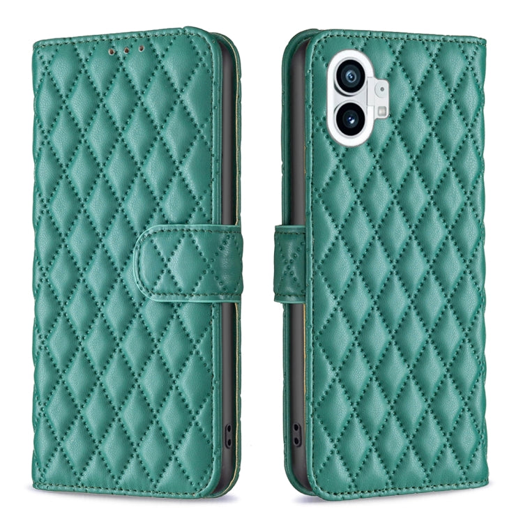 Custodia per telefono a conchiglia in pelle con portafoglio Diamond Lattice, For Motorola Moto G42 4G, For Motorola Moto G62, For Nothing Phone 1, For OPPO A57 4G