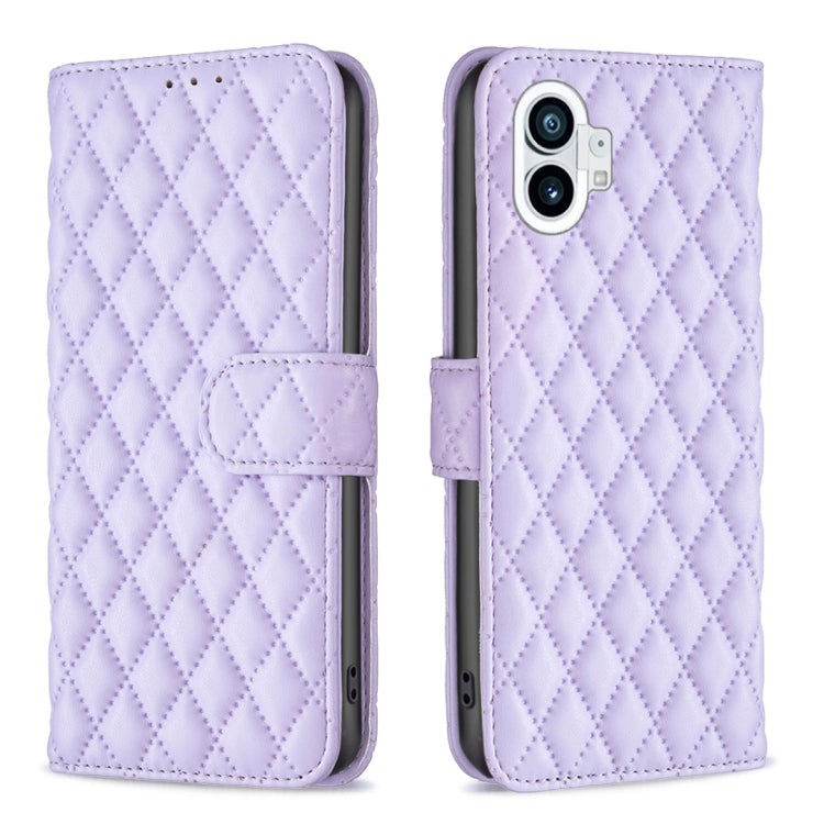 Custodia per telefono a conchiglia in pelle con portafoglio Diamond Lattice, For Motorola Moto G42 4G, For Motorola Moto G62, For Nothing Phone 1, For OPPO A57 4G