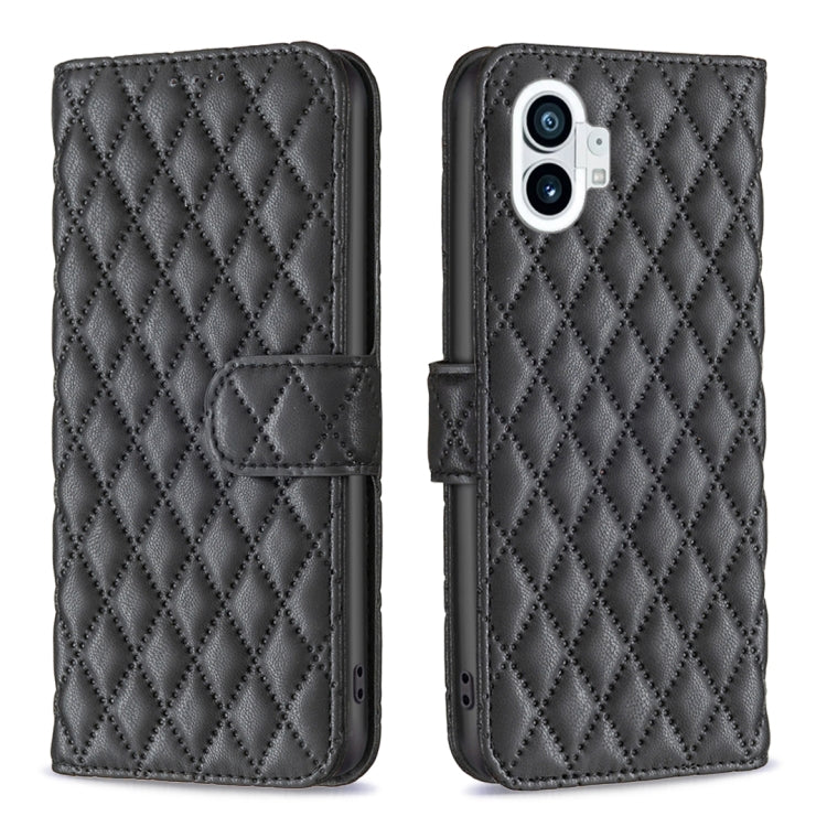 Custodia per telefono a conchiglia in pelle con portafoglio Diamond Lattice, For Motorola Moto G42 4G, For Motorola Moto G62, For Nothing Phone 1, For OPPO A57 4G