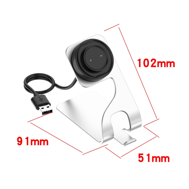 Porta caricabatteria per orologio in lega di alluminio, For Amazfit Bip 3