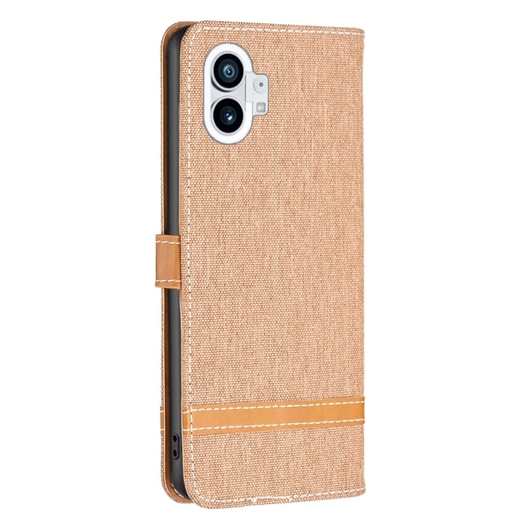 Custodia per cellulare in pelle color denim abbinata, For Nothing Phone 1
