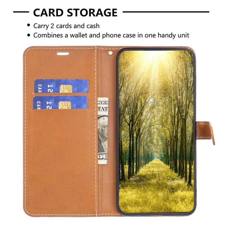 Custodia per cellulare in pelle color denim abbinata, For Nothing Phone 1
