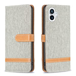 Custodia per cellulare in pelle color denim abbinata, For Nothing Phone 1