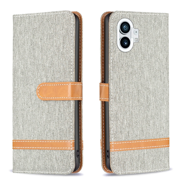 Custodia per cellulare in pelle color denim abbinata, For Nothing Phone 1