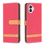 Custodia per cellulare in pelle color denim abbinata, For Nothing Phone 1