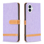 Custodia per cellulare in pelle color denim abbinata, For Nothing Phone 1