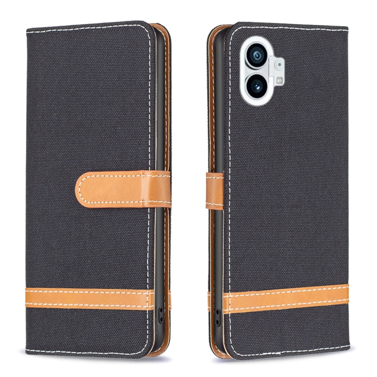Custodia per cellulare in pelle color denim abbinata, For Nothing Phone 1