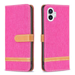 Custodia per cellulare in pelle color denim abbinata, For Nothing Phone 1