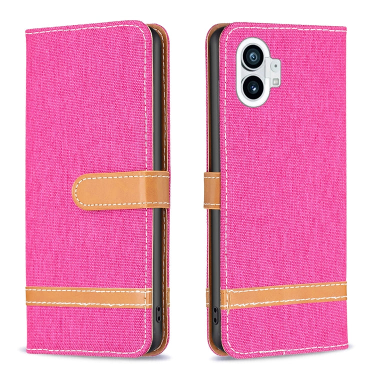 Custodia per cellulare in pelle color denim abbinata, For Nothing Phone 1