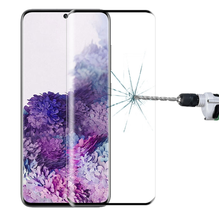 Pellicola in vetro temperato con bordo curvo 3D per Samsung Galax