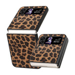Custodia protettiva antiurto in pelle per telefono, For Samsung Galaxy Z Flip3 5G, For Samsung Galaxy Z Flip4