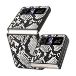 Custodia protettiva antiurto in pelle per telefono, For Samsung Galaxy Z Flip3 5G, For Samsung Galaxy Z Flip4