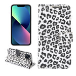Custodia per telefono in pelle a vibrazione orizzontale con motivo leopardato, For iPhone 14 Pro Max, For iPhone 14 Pro, For iPhone 14 Plus, For iPhone 14