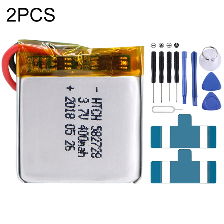 2pcs Lithium Polymer Battery Replacement, 602030 300mAh, 523450 1000mAh, 102050 1000mAh, 902030 500mAh, 803040 900mAh, 802035 500mAh, 602035 400mAh, 582728 400mAh, 103450 1800mAh, 603035 600mAh, 103040 1200mAh, 602535, 601260 400mAh