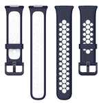 Per Huawei Watch Fit 2 cinturino in silicone traspirante bicolore
