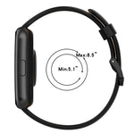 Per Huawei Watch Fit 2 cinturino in silicone traspirante bicolore