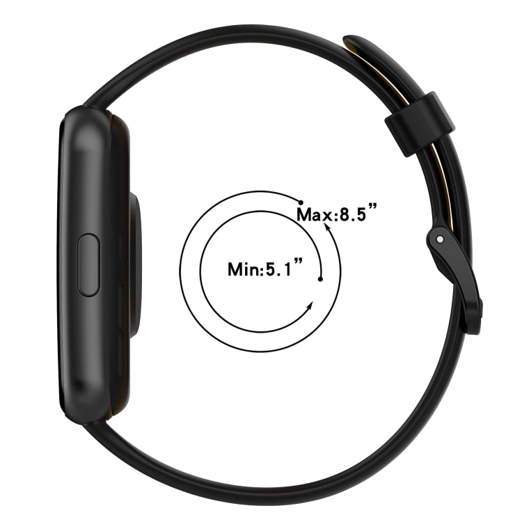 Per Huawei Watch Fit 2 cinturino in silicone traspirante bicolore