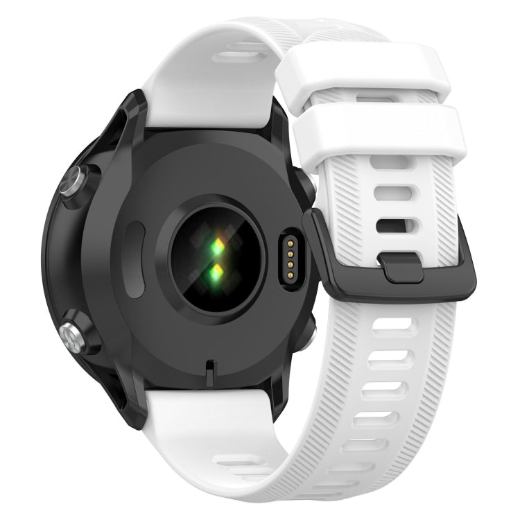 Cinturino per orologio in twill di silicone da 22 mm, For Garmin Forerunner 955