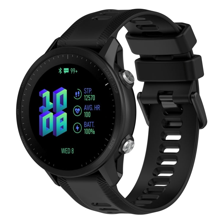 Cinturino per orologio in twill di silicone da 22 mm, For Garmin Forerunner 955