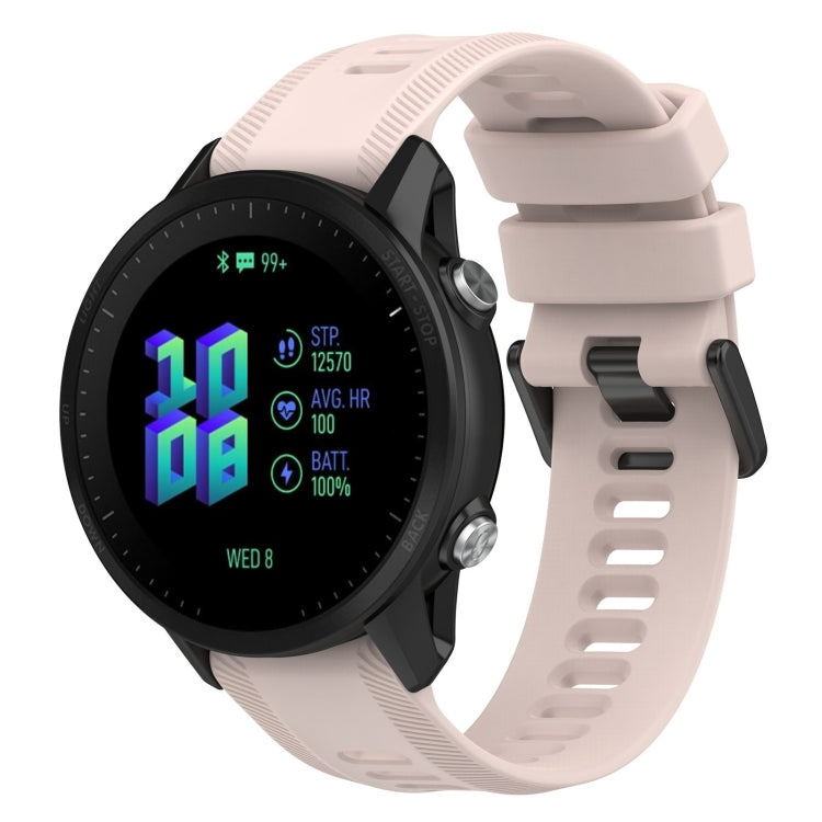 Cinturino per orologio in twill di silicone da 22 mm, For Garmin Forerunner 955